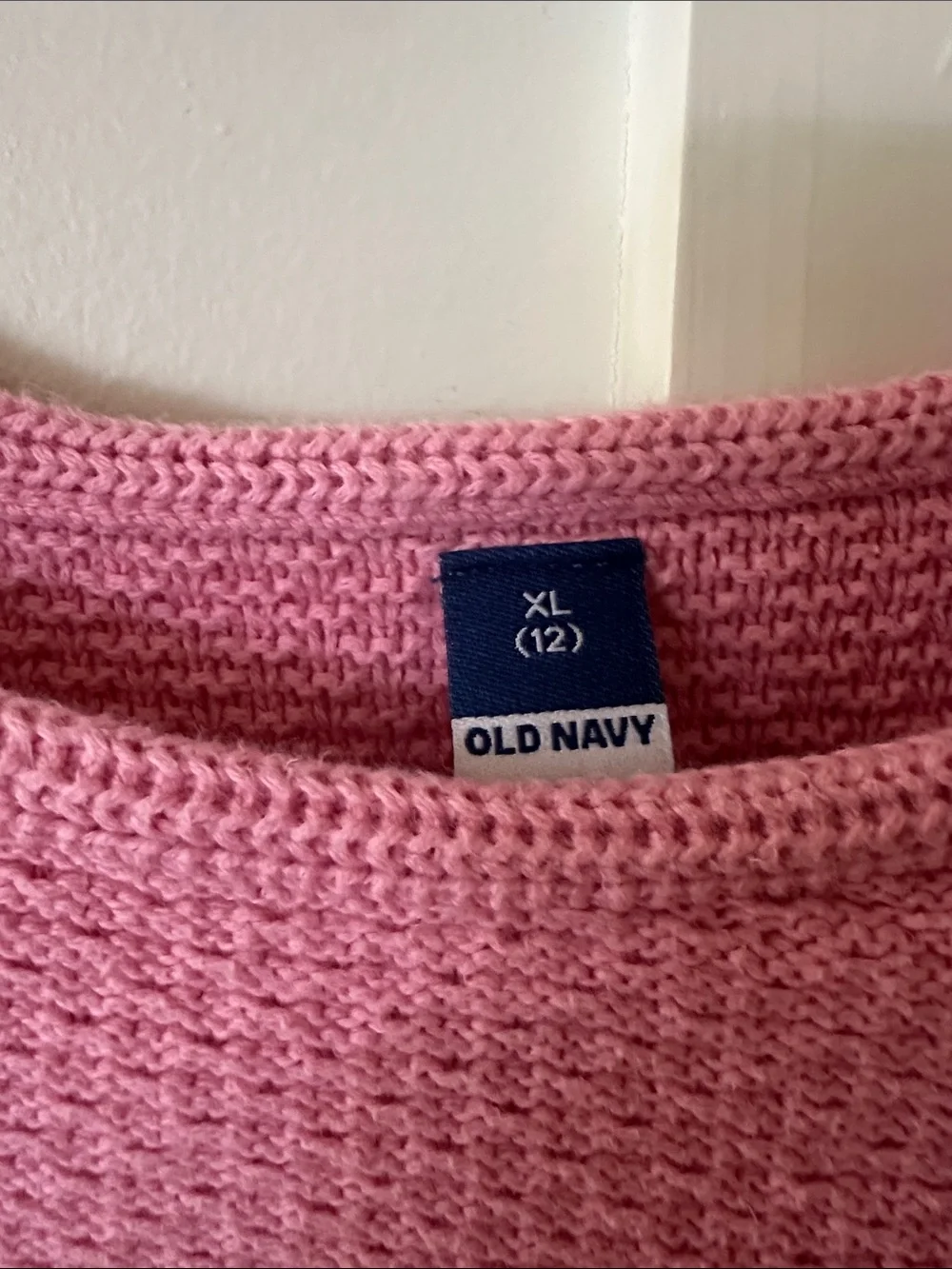 Old Navy Pink Daisy Crewneck Sweater